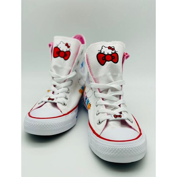 Converse Hello Kitty x Chuck Taylor All Star Canvas Hi White - Picture 1 of 5
